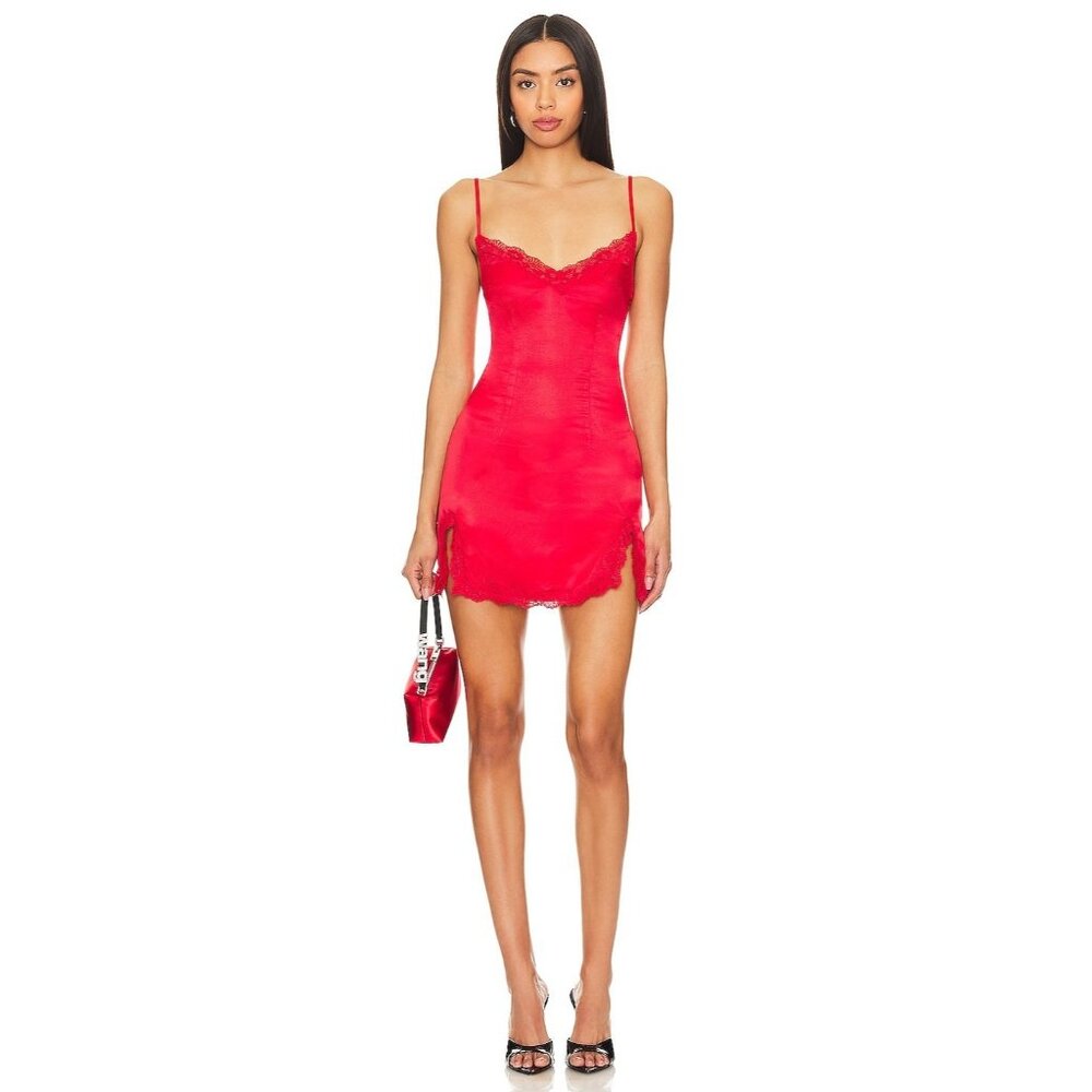 Lovers and Friends Cassandra Slip in Red Medium New With Tags Womens